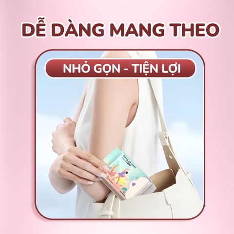 Băng vệ sinh ban ngày Topgia siêu mỏng ôm khít thấm hút cao vải không dệt an toàn cho da
