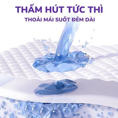 [Sỉ] Băng vệ sinh ban đêm Topgia 35cm siêu thấm hút vải ko dệt êm ái giảm trào ngược 3 miếng/gói