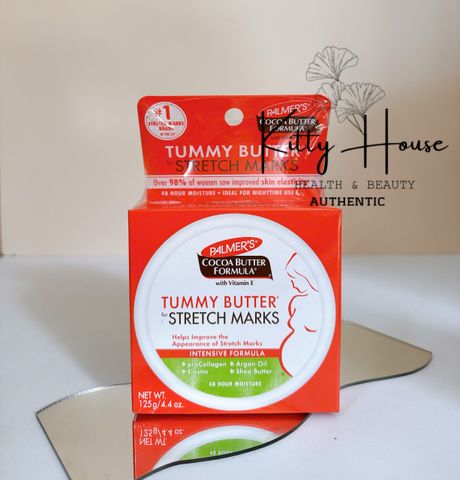 [Nhập khẩu chính ngạch] Kem bơ ngăn ngừa và làm mờ rạn da Palmer's Cocoa Butter Tummy Butter for Stretch Marks 125g