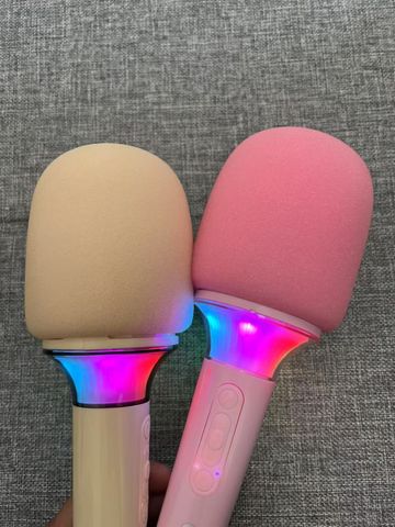 Micro karaoke không dây LENOVO Lecoo MCS360 , có TWS 2 mic, đèn RGB, cổng AUX