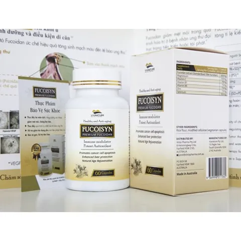 Fucoisyn Premium Fucoidan Phòng và Hỗ Trợ Điều Trị Ung Thư
