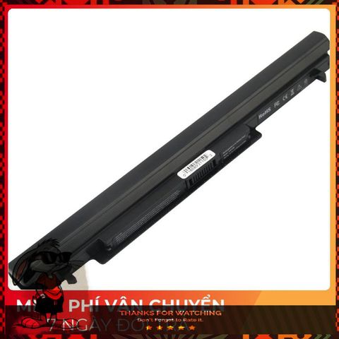 Pin Laptop Chính Hãng ASUS A46 A46C A46CA A46CB A46CM A46V - Mới 100%, Bảo Hành Đổi Mới, 6 Cell, Màu Đen