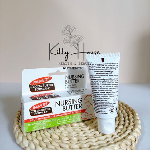 [Nhập khẩu chính ngạch] Kem giảm nứt đầu ti Palmer's Cocoa Butter Formula Nursing Butter (30g)