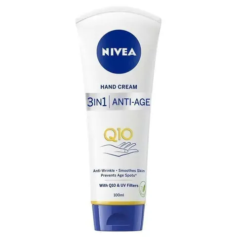 Hàng ÚC  Dưỡng Da Tay Nivea Q10 Anti Age Care 100ml 3in1 giúp da tay mềm mịn