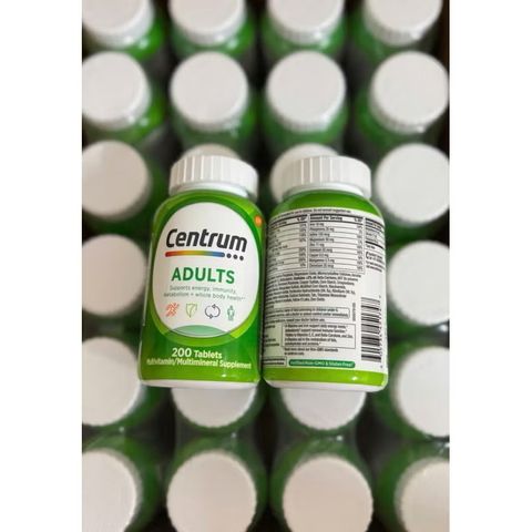 Viên uống tổng hợp Vitamin và Khoáng Chất Centrum 200 viên_ Mỹ