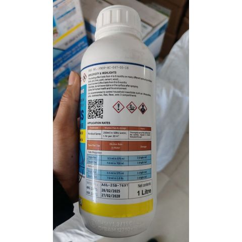Thuốc Diệt Côn Trùng ALPHA PLUS 5EC 1LÍT Nhập Khẩu Anh Quốc – Diệt Muỗi, Ruồi, Gián Cực Mạnh Hoạt Chất Tương Tự Fendona