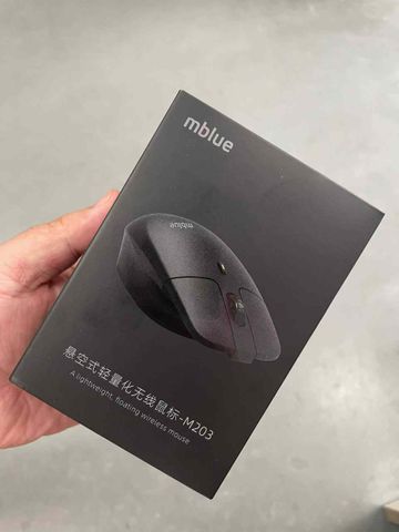 Chuột không dây công thái học MEIZU mblue M203, sạc Type-C, thiết kế dạng treo