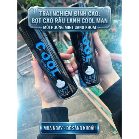 Bọt Cạo Râu Kuman Hương Bạc Hà - Chai 230g cực kì Tiết Kiệm