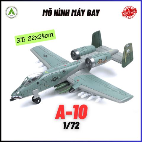 Đồ Chơi Mô Hình Máy Bay Chiến Đấu A-10 (Màu 2) Lắp Ráp Decor Trưng Bày