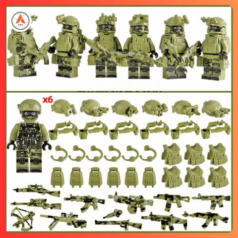 Mô Hình Minifigure, S.W.A.T Lắp Ráp Decor Trang Trí 2025 - Sản Phẩm Giáo Dục Tuyệt Vời Cho Trẻ Em