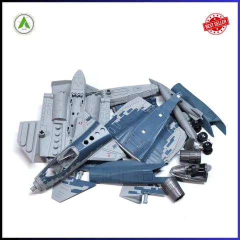 Đồ Chơi Mô Hình Máy Bay Chiến Đấu SU-57S Lắp Ráp Decor Trưng Bày