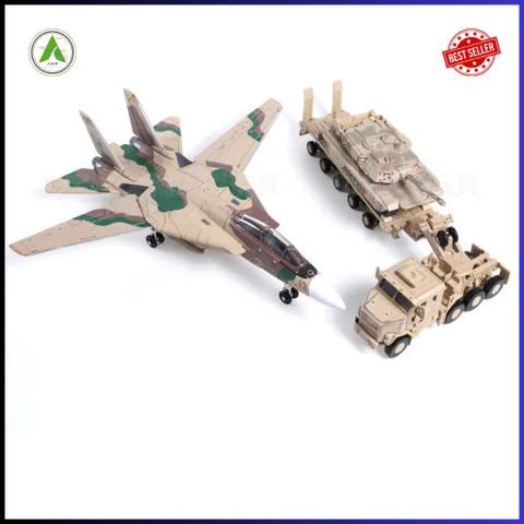 Đồ Chơi Mô Hình Xe Chở Tăng M-1070 Màu Vàng 1/72 Lắp Ráp Decor Trưng Bày