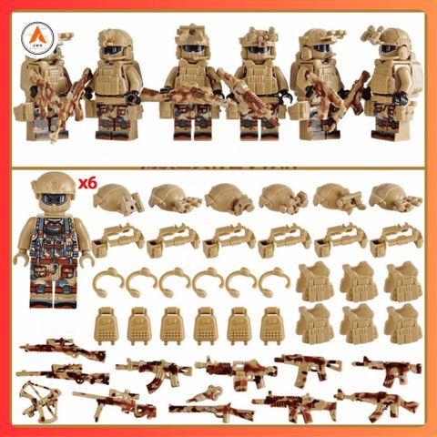 Mô Hình Minifigure, S.W.A.T Lắp Ráp Decor Trang Trí 2025 - Sản Phẩm Giáo Dục Tuyệt Vời Cho Trẻ Em