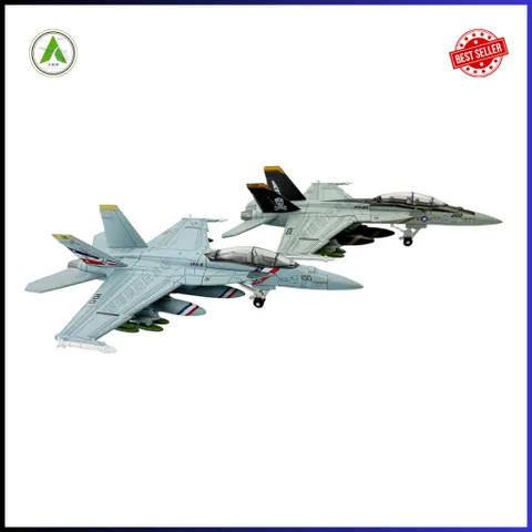 Đồ Chơi Mô Hình Máy Bay Chiến Đấu F/A-18F (MÀU 2) Lắp Ráp Decor Trưng Bày
