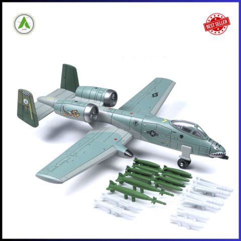 Đồ Chơi Mô Hình Máy Bay Chiến Đấu A-10 (Màu 2) Lắp Ráp Decor Trưng Bày