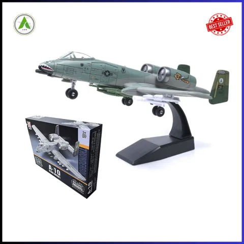Đồ Chơi Mô Hình Máy Bay Chiến Đấu A-10 (Màu 2) Lắp Ráp Decor Trưng Bày