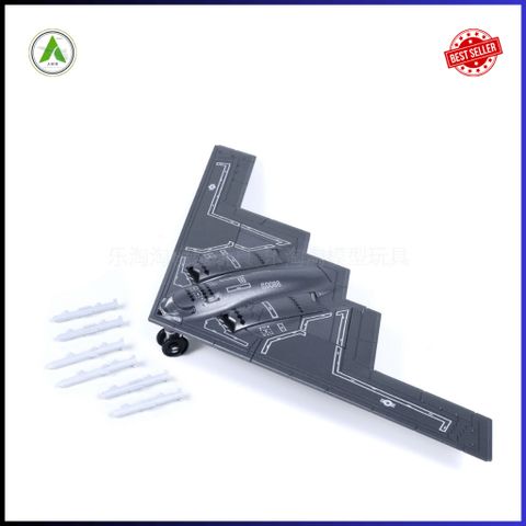 Đồ Chơi Mô Hình Máy Bay Chiến Đấu B-2 Lắp Ráp Decor Trưng Bày
