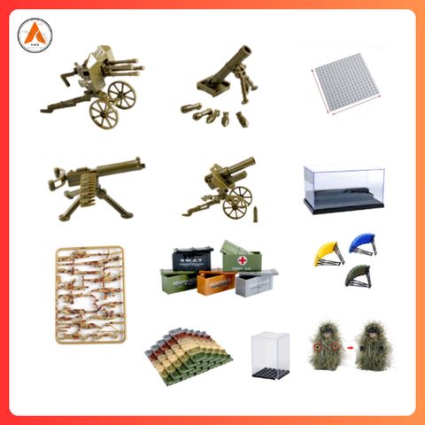 Phụ Kiện Mô Hình Minifigure, Mô Hình SWAT Decor Trưng Bày