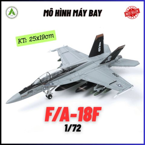 Đồ Chơi Mô Hình Máy Bay Chiến Đấu F/A-18F (Màu 1) Lắp Ráp Decor Trưng Bày