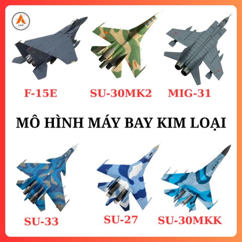 (XẢ KHO) Hàng Trưng Bày/Hàng Bom Mô Hình Máy Bay Xe Tăng Chiến Đấu Kim Loại