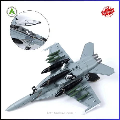 Đồ Chơi Mô Hình Máy Bay Chiến Đấu F/A-18F (Màu 1) Lắp Ráp Decor Trưng Bày