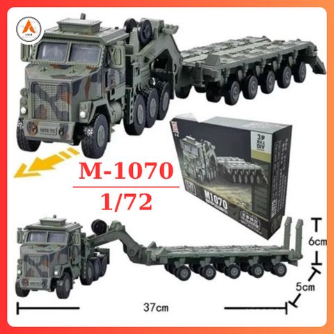 (SỈ/LẺ) Đồ Chơi Mô Hình Xe Tăng Chiến Đấu M1A2 Abrams Lắp Ráp Decor Trưng Bày