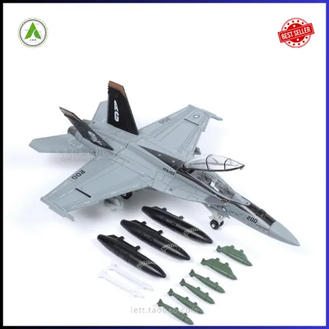 Đồ Chơi Mô Hình Máy Bay Chiến Đấu F/A-18F (Màu 1) Lắp Ráp Decor Trưng Bày