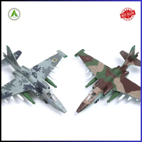 Đồ Chơi Mô Hình Máy Bay Chiến Đấu SU-25 (Màu 2) Lắp Ráp Decor Trưng Bày