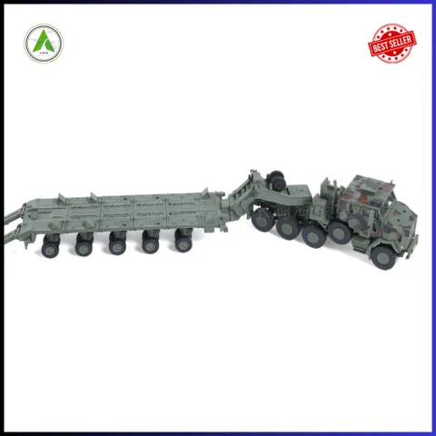 Đồ Chơi Mô Hình Xe Chở Tăng M-1070 Màu Xanh 1/72 Lắp Ráp Decor Trưng Bày