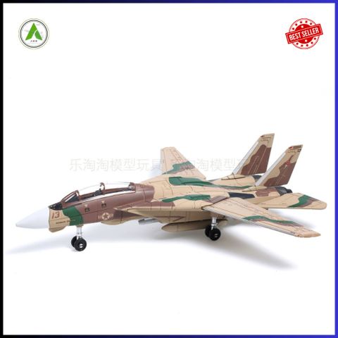 Đồ Chơi Mô Hình Máy Bay Chiến Đấu F-14 TOMCAT 1/72 Màu Vàng Lắp Ráp Decor Trưng Bày