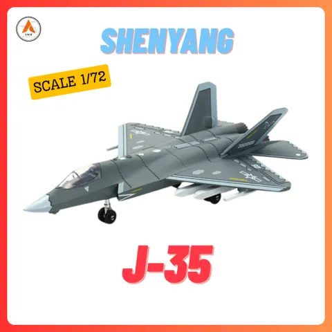 (SỈ/LẺ) Đồ Chơi Mô Hình Máy Bay Chiến Đấu J-20 Lắp Ráp Decor Trưng Bày