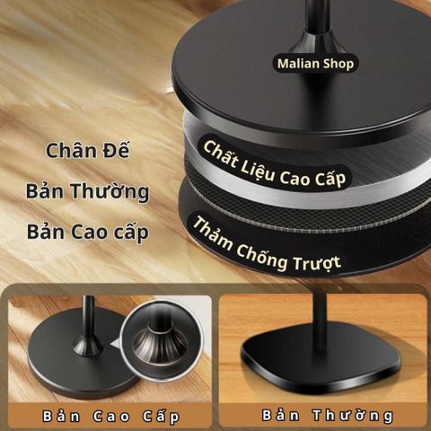 Giá Đỡ Điện Thoại Quay Chụp Các Góc Phụ Kiện Làm Vlog Affiliate, Quay Nấu Ăn, Livestream, Selfie...