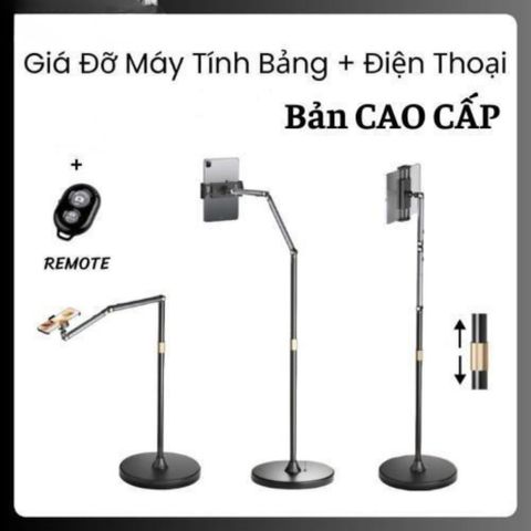 Giá Đỡ Điện Thoại Quay Chụp Các Góc Phụ Kiện Làm Vlog Affiliate, Quay Nấu Ăn, Livestream, Selfie...