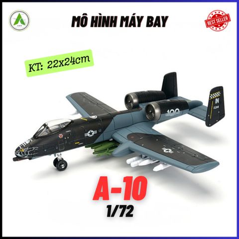 Đồ Chơi Mô Hình Máy Bay Chiến Đấu A-10 (Màu 1) TL1/72 Lắp Ráp Decor Trang Trí