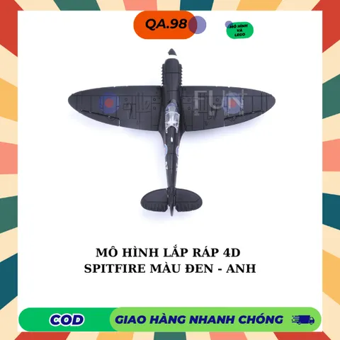 Mô hình Máy Bay Chiến Đấu 4D (ĐỘ KHÓ CAO) Máy Bay Thế Chiến 2 Lắp Ráp Decor Trưng Bày