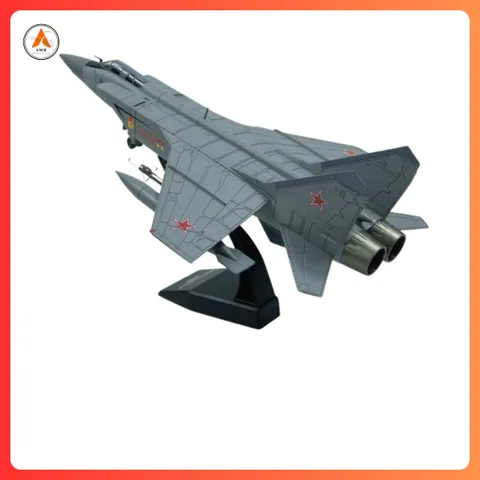 Mô Hình Máy Bay Chiến Đấu Kim Loại MIG-31 Kim Loại 1/72 Decor Trưng Bày