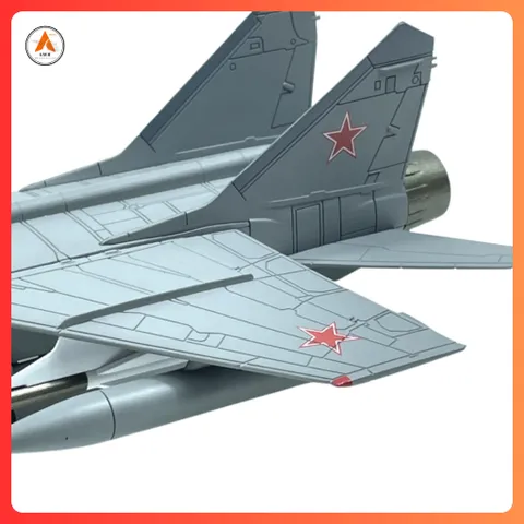 Mô Hình Máy Bay Chiến Đấu Kim Loại MIG-31 Kim Loại 1/72 Decor Trưng Bày