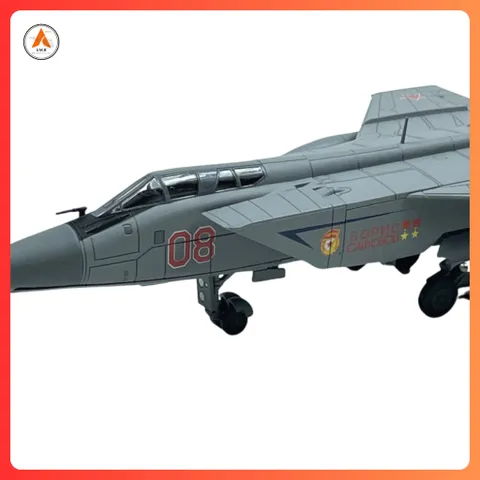 Mô Hình Máy Bay Chiến Đấu Kim Loại MIG-31 Kim Loại 1/72 Decor Trưng Bày
