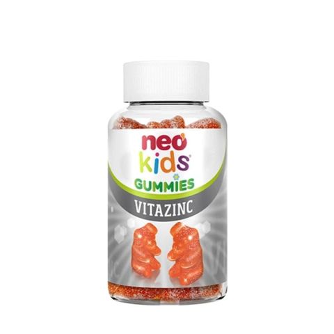 Viên nhai bổ sung kẽm hữu cơ cho bé Neo Kids Gummies Vitazinc - Tăng sức đề kháng, hỗ trợ trẻ ăn ngon