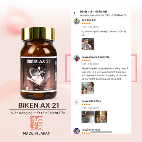 Biken AX 21 - Viên uống nội tiết tố nữ Nhật Bản