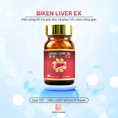 Biken Liver EX - Viên uống hỗ trợ giải độc và phục hồi chức năng gan Nhật Bản 641560