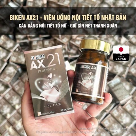 Biken AX 21 - Viên uống nội tiết tố nữ Nhật Bản