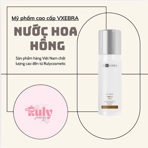 [Chính hãng] Nước hoa hồng ORICO TONER VXEBRA 150ml - Cấp ẩm dưỡng da sáng mịn, Dưỡng Ẩm Da Chăm Sóc Da