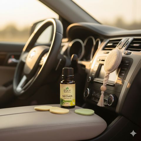 Tinh Dầu Nguyên Chất ESKY AROMA GARDEN Xông Phòng, Thư Giãn, Ngủ Ngon, Khử Mùi, Đuổi Muỗi 10ml (Nắp Vặn)