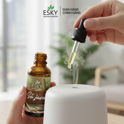 Tinh Dầu Sả Java ESKY AROMA GARDEN Tinh Dầu Thiên Nhiên Xông Phòng, Đuổi Muỗi 10ml 20ml