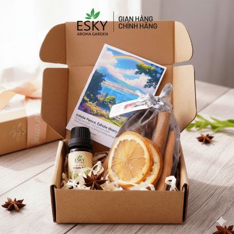 Tinh Dầu Lá Thông ESKY AROMA GARDEN Tinh Dầu Thiên Nhiên, Trong Lành, Sạch Thoáng 10ml 20ml