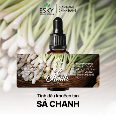 Tinh Dầu Khuếch Tán Đơn Mùi ESKY AROMA GARDEN Cắm Que/Nhỏ Vào Đá Khuếch Tán Thơm Phòng 10ml 20ml