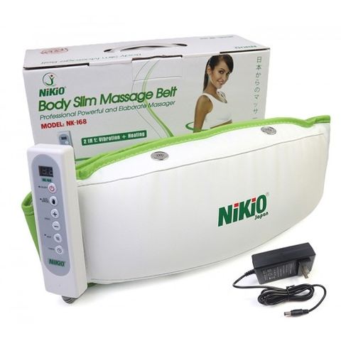 Máy Massage Bụng Rung Nóng Nikio NK-168 - Giảm Mỡ Bụng Hiệu Quả, Thiết Kế Hiện Đại, Massage 2in1 Nhiệt và Rung, Dùng Được Tại Nhà