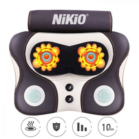 Máy massage cổ vai gáy Nikio NK-136AC - Xoa bóp lưng và hỗ trợ giảm đau hiệu quả
