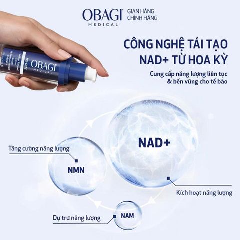 Tinh chất NAD+ Nờ MN trẻ hóa phục hồi da Obagi Nu-Gen™ Cellular Renewal Serum